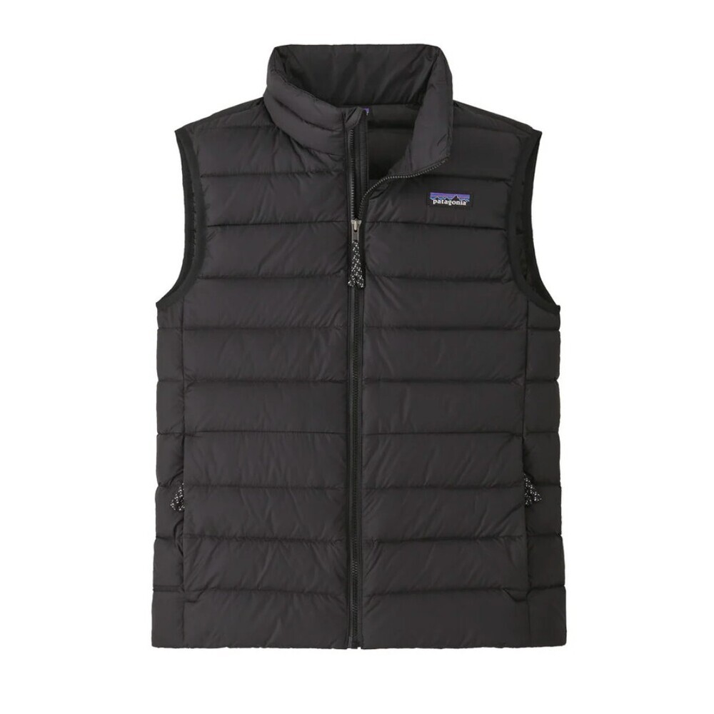 Patagonia Kids' Down Sweater Vest in Black Size Large
